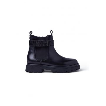 Ghete Cheslea de piele