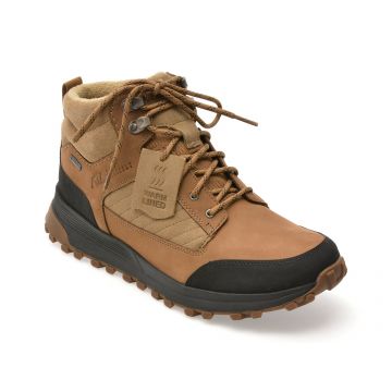 Ghete CLARKS gri, ATL TREK HI GTX, din nabuc