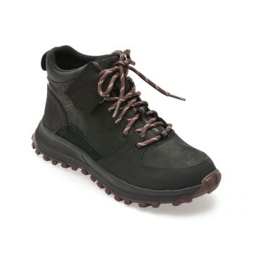 Ghete CLARKS negre, ATL TREK BT GTX, din piele naturala