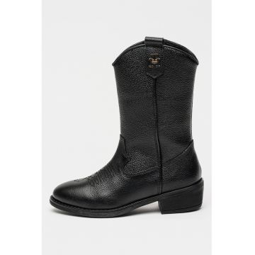 Ghete cowboy de piele