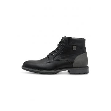 Ghete de piele ecologica cu captuseala de blana sintetica