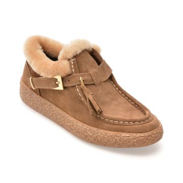 Ghete EPICA gri, 1181561, din piele intoarsa