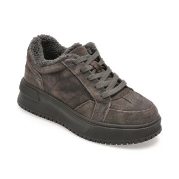 Ghete FLAVIA PASSINI gri, 50253, din piele intoarsa