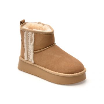 Ghete FLAVIA PASSINI maro, 239261, din piele intoarsa