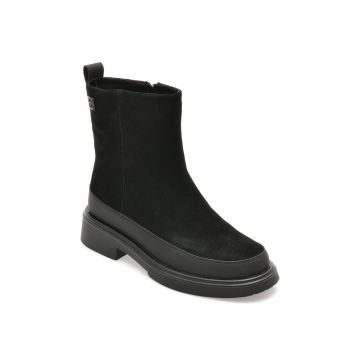 Ghete FLAVIA PASSINI negre, 38383, din piele intoarsa