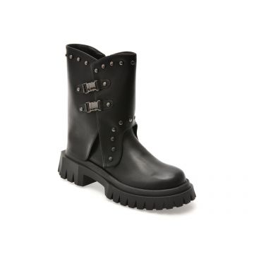 Ghete FLAVIA PASSINI negre, TC248, din piele naturala