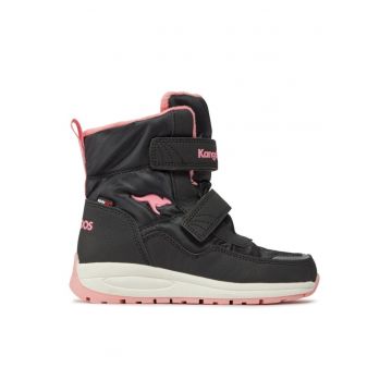 Ghete si cizme copii  301090021 - Piele ecologica/Textil - Negru