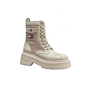 Ghete  TJW CHUNKY COMBAT BOOT-EN0EN02636-ACG