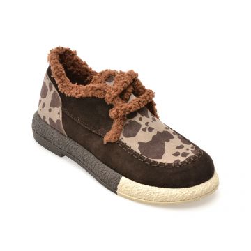 Mocasini EPICA maro, 3432647, din piele intoarsa