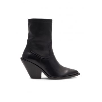 Botine dama -  590558800365637 - Piele naturala - Negru