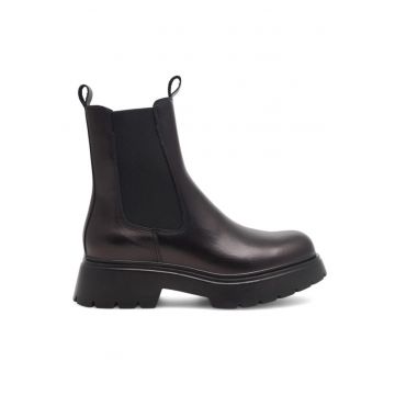 Botine dama -  590558811060638 - Piele naturala - Negru