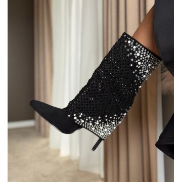 Botine dama Velyon Negre