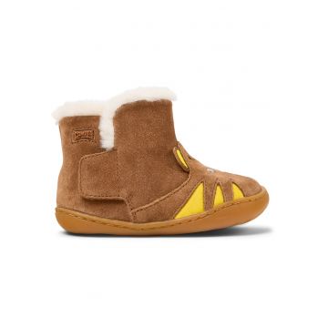 Botine de piele intoarsa Peu Cami