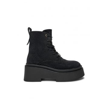 Botine OO2N4116 Negru -  Textil