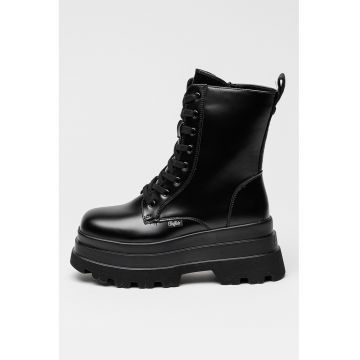 Ghete cu fermoar si talpa flatform