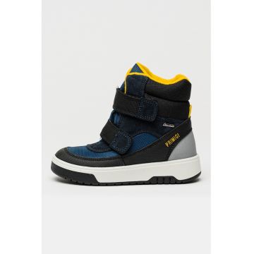 Ghete cu garnituri de piele intoarsa