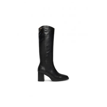 Ghete dama -  305551344 - piele naturala - negru
