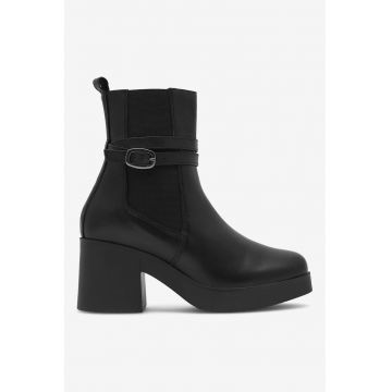 Ghete dama  5905588241270 - Piele naturala - Negru