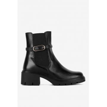 Ghete dama  5905588876014 - Piele naturala - Negru