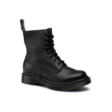 Ghete dama - Dr Martens - piele naturala - negru