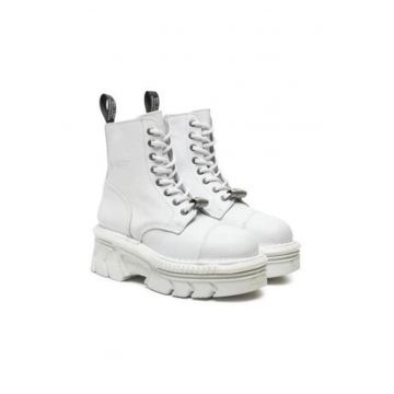 Ghete dama -  M-MILI083CM-C56 - piele naturala - alb