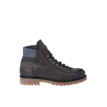 Ghete din piele si lana