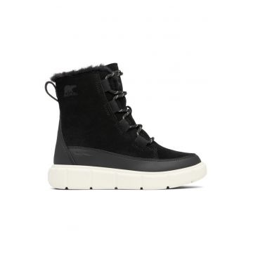 Ghete fete  304096440 - Piele naturala - Negru