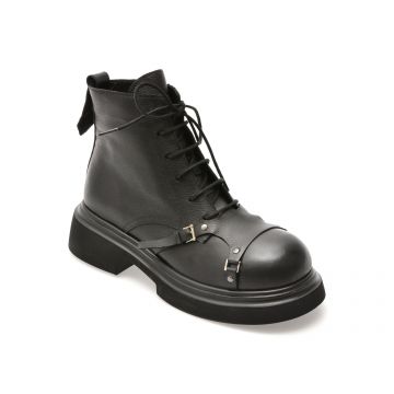 Ghete GRYXX negre, 3642600, din piele naturala