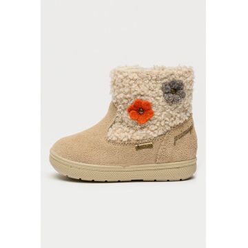 Ghete impermeabile de piele intoarsa Scamosc