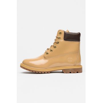 Bocanci impermeabili din piele lacuita Premium 6