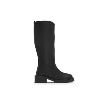 Botine dama -  590558800242036 - Piele naturala - Negru