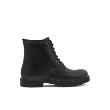 Botine dama -  590558805933241 - Piele naturala - Negru