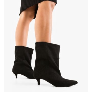 Botine dama Cow Negre