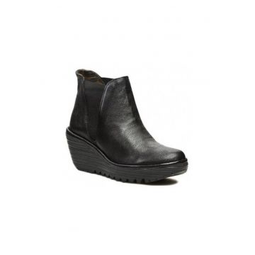 Botine dama  YOSS - Piele naturala - 38 EU - Negru