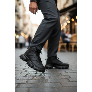 Ghete barbati negre H50  N1-5