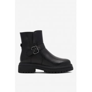 Ghete dama  5905588111368 - Piele naturala - Negru