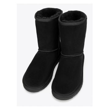 Ghete dama  din piele intoarsa