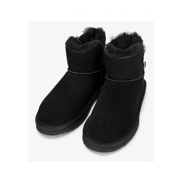 Ghete dama  piele intoarsa