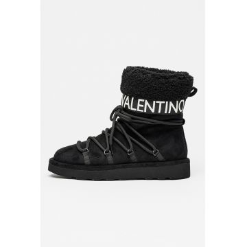 Ghete de piele intoarsa sintetica - fara inchidere