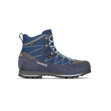 Ghete de trekking cu detalii de piele