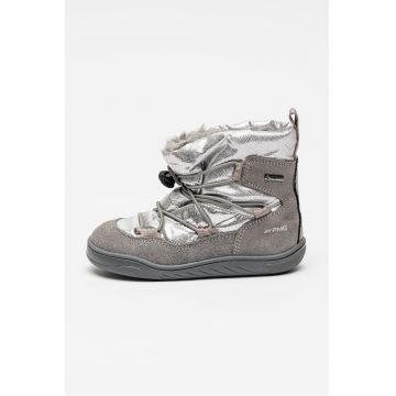 Ghete de zapada cu garnituri de piele intoarsa