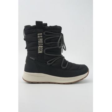 Ghete din material textil cu sireturi