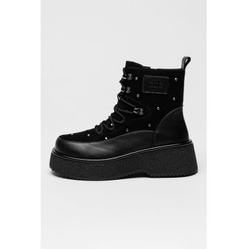 Ghete din piele si piele intoarsa