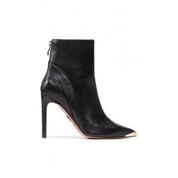 Botine dama -  31601 - Piele naturala - Negru