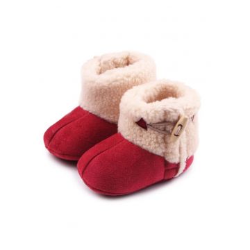 Cizmulite  MDMR0652-2-c9 pentru bebelusi - rosu