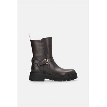 Ghete biker de piele