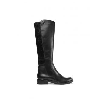 Ghete dama  303526559 - Piele naturala - Negru