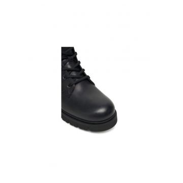 Ghete dama -  305553478 piele naturala - negru