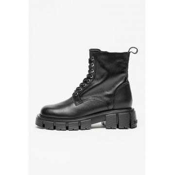 Ghete din piele cu aspect masiv