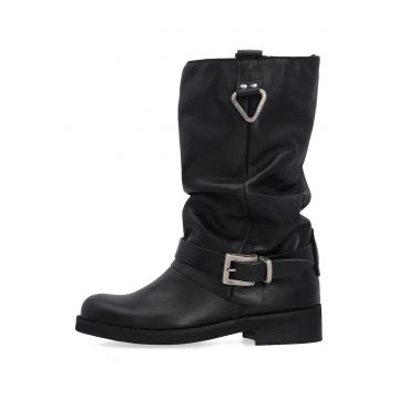 Ghete din piele cu catarama